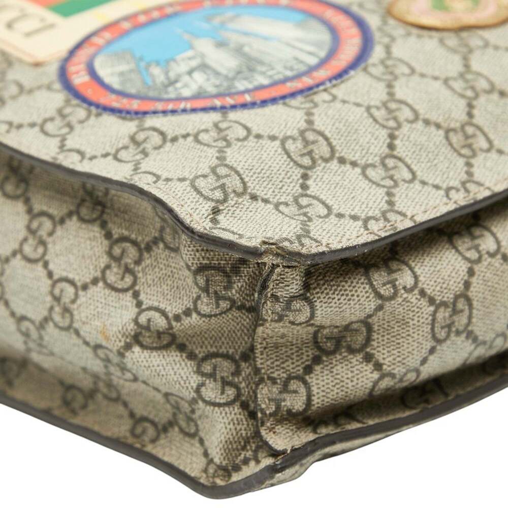GUCCI Authentic Cream Leather Shoulder Bag - Picture 5 of 14